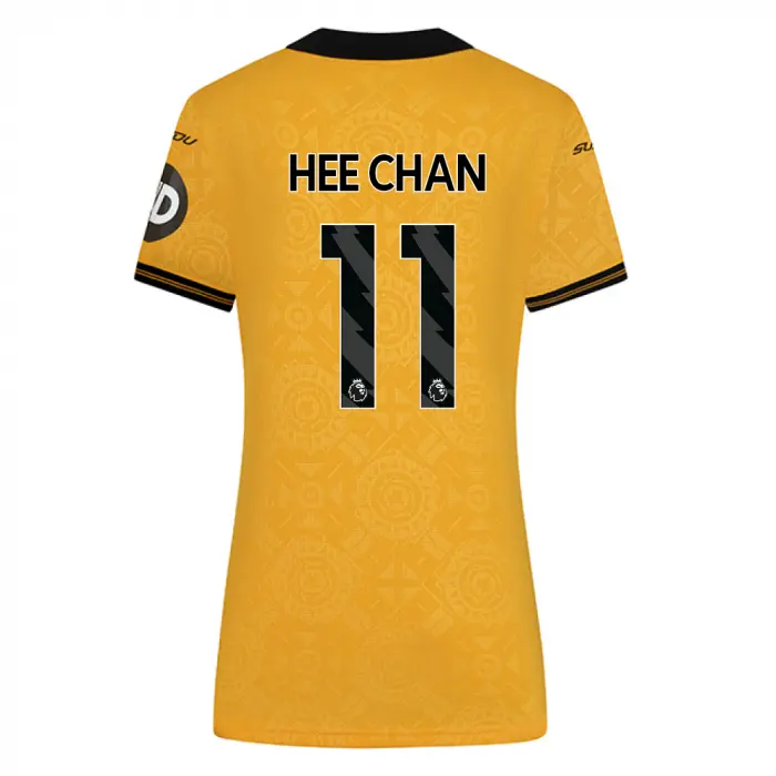 Wolverhampton Wanderers Shirt Store | 2025-26 Wolves Pro Home Shirt – Womens HEE CHAN 11 Collection Wolverhampton Wanderers Official Gear